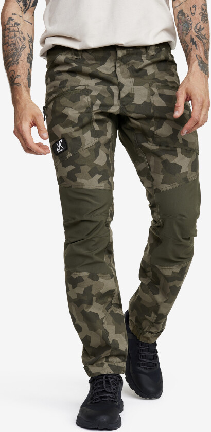 Turbukse & Fritidsbukse, Nordwand Pro Pants Herre Forest Camo, Størrelse:2XL