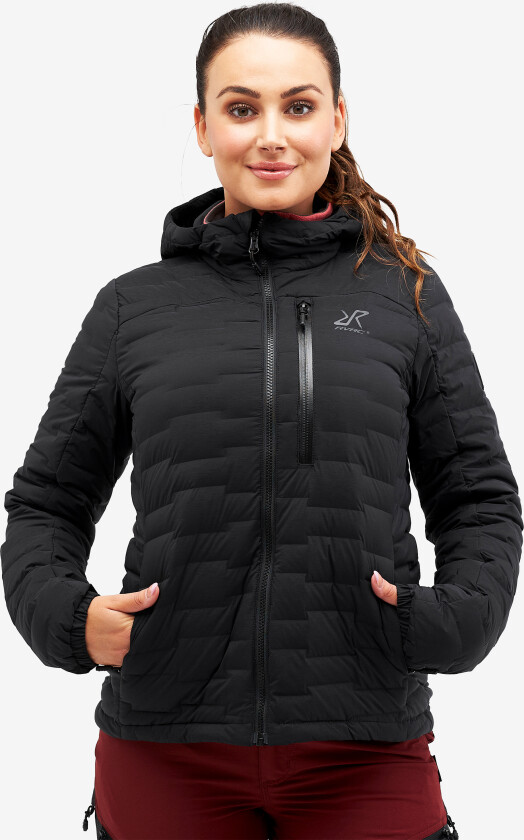Skalljakke, Turjakke & Vindjakke, Flex Stretch Down Jacket Dame Black, Størrelse:3XL