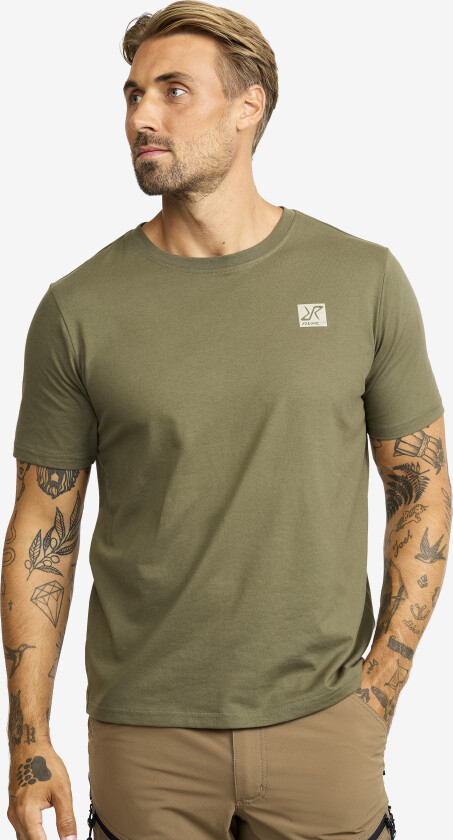 Herre > Overdeler > T-skjorter, Easy Graphic Nature Lines T-shirt Herre Kalamata, Størrelse:4XL