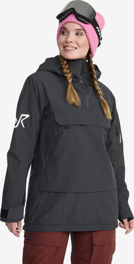 Skalljakke, Turjakke & Vindjakke, Halo 2L Insulated Ski Anorak Dame Anthracite, Størrelse:3XL