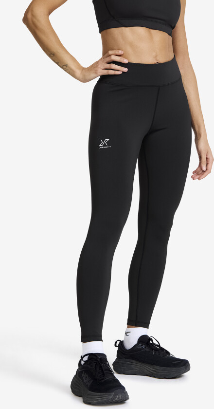 Outdoor Tights, Flow High-waisted Leggings Dame Black, Størrelse:2XL