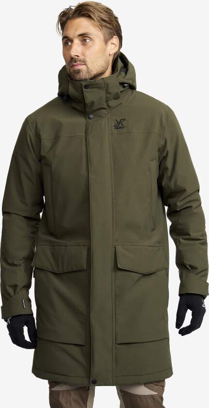 Rhyme 2L Insulated Parka Herre Forest Night, Størrelse:S - Skalljakke, Turjakke & Vindjakke