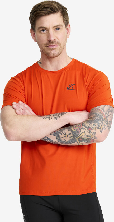 Stride Active T-shirt Herre Pureed Pumpkin, Størrelse:S - Herre > Overdeler > T-skjorter