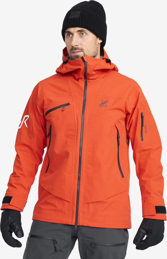 Skalljakke, Turjakke & Vindjakke, Atlas 3L Ski Jacket Herre Lava, Størrelse:S