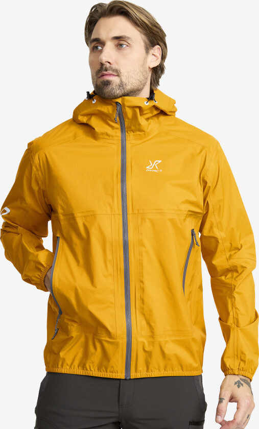 Skalljakke, Turjakke & Vindjakke, Arcade 3L Lightweight Jacket Herre Golden Yellow, Størrelse:XS