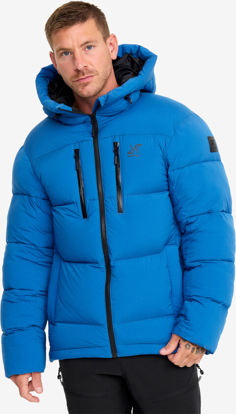 Skalljakke, Turjakke & Vindjakke, Flexpedition Down Jacket Herre Classic Blue, Størrelse:XL