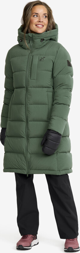 Flexpedition Down Parka Dame Garden Topiary, Størrelse:XS - Skalljakke, Turjakke & Vindjakke