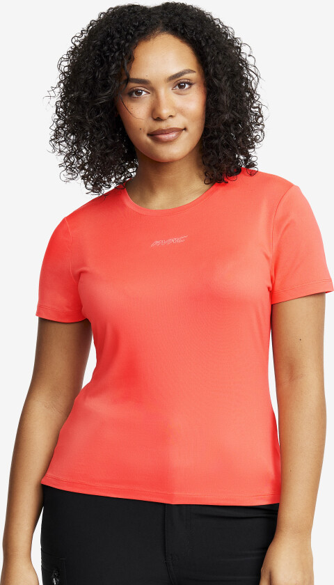 Mission Logo T-shirt Dame Porcelain Rose, Størrelse:L - Dame > Overdeler > T-skjorter