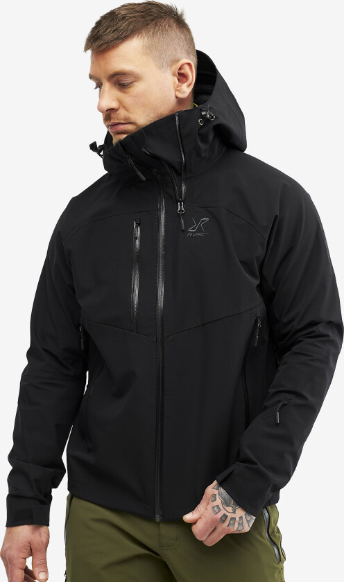 Skalljakke, Turjakke & Vindjakke, Cyclone 3L Shell Jacket Herre Black, Størrelse:XS