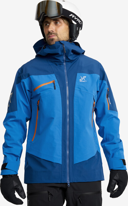 Skalljakke, Turjakke & Vindjakke, Atlas 3L Ski Jacket Herre Imperial Blue/Blue Opal, Størrelse:XS