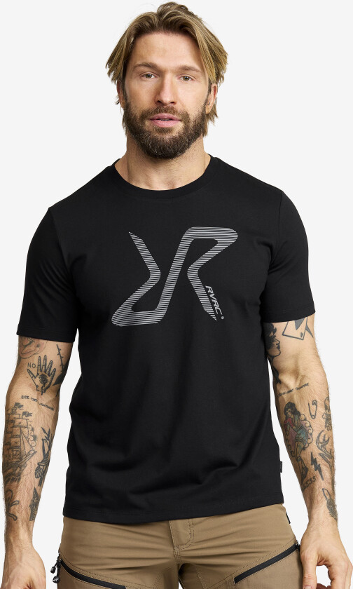 Easy Graphic Logo T-Shirt Herre Black, Størrelse:XL - Herre > Overdeler > T-skjorter