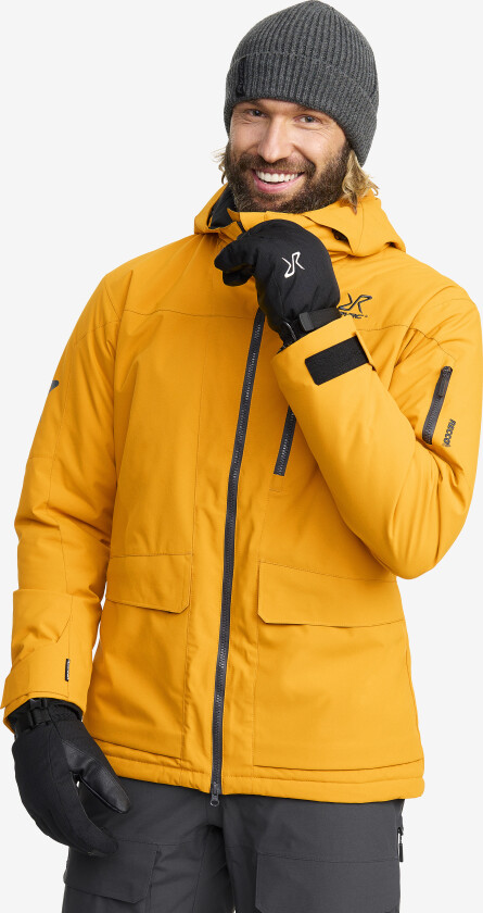 Skalljakke, Turjakke & Vindjakke, Halo 2L Insulated Ski Jacket Herre Golden Yellow, Størrelse:2XL