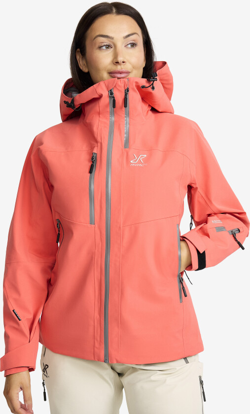 Cyclone 3L Shell Jacket Dame Porcelain Rose, Størrelse:M - Skalljakke, Turjakke & Vindjakke