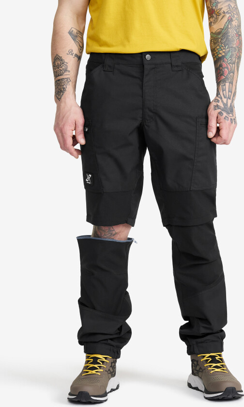 Zip-off-bukser, Nordwand Pro Zip-off Pants Herre Jetblack, Størrelse:M
