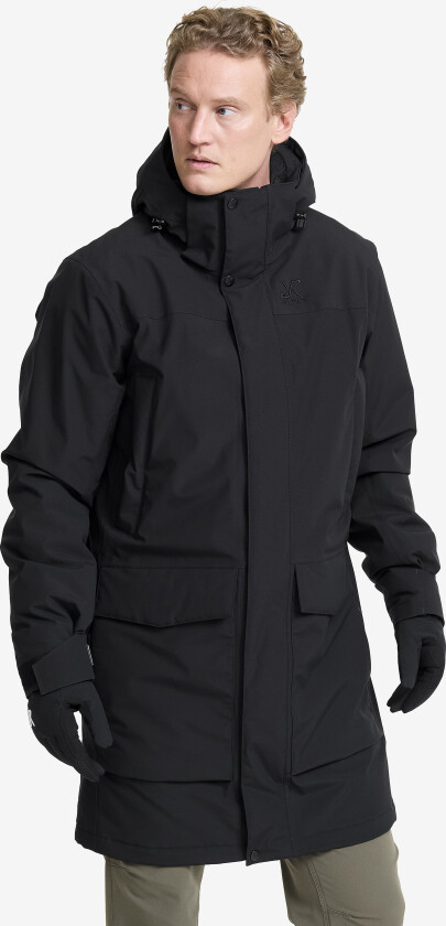 Rhyme 2L Insulated Parka Herre Black, Størrelse:S - Skalljakke, Turjakke & Vindjakke