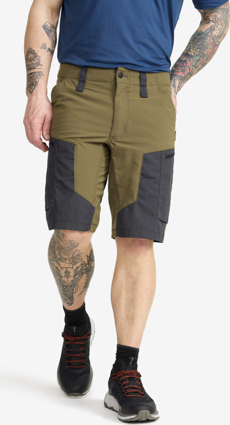 Bukser > Shorts, RVRC GP Shorts Herre Dark Olive, Størrelse:XS