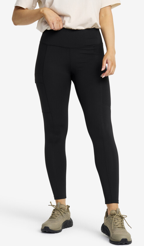 Energy Highwaist Tights Dame Black, Størrelse:XS - Outdoor Tights