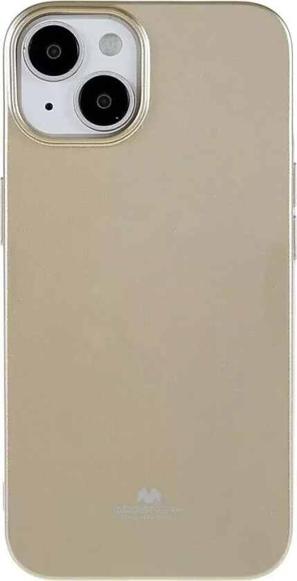 GOOSPERY iPhone 14 Fleksibelt Plastdeksel - Hvitt Gull