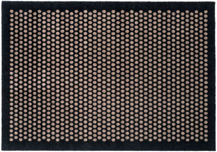 tica copenhagen Dots entréteppe Black-sand, 90 x 130 cm