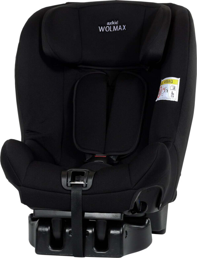 Wolmax Bakovervendt Bilstol, Black - Bakovervendte