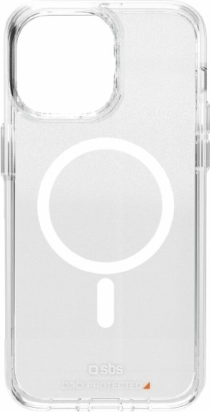 Sbs D3o Magsafe-Deksel Til Iphone 15 Pro Max - Gjennomsiktig