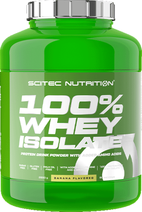 100% Whey Isolate Myseproteinisolat 2000 g