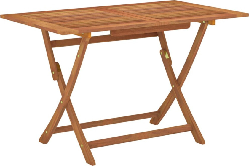 Sammenleggbart hagebord 120x70x75 cm heltre eukalyptus