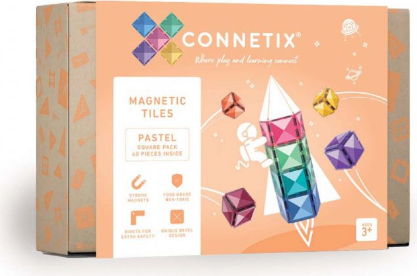 Bilde av Square Pack - magnetsett 40 deler Connetix-magneter 293132