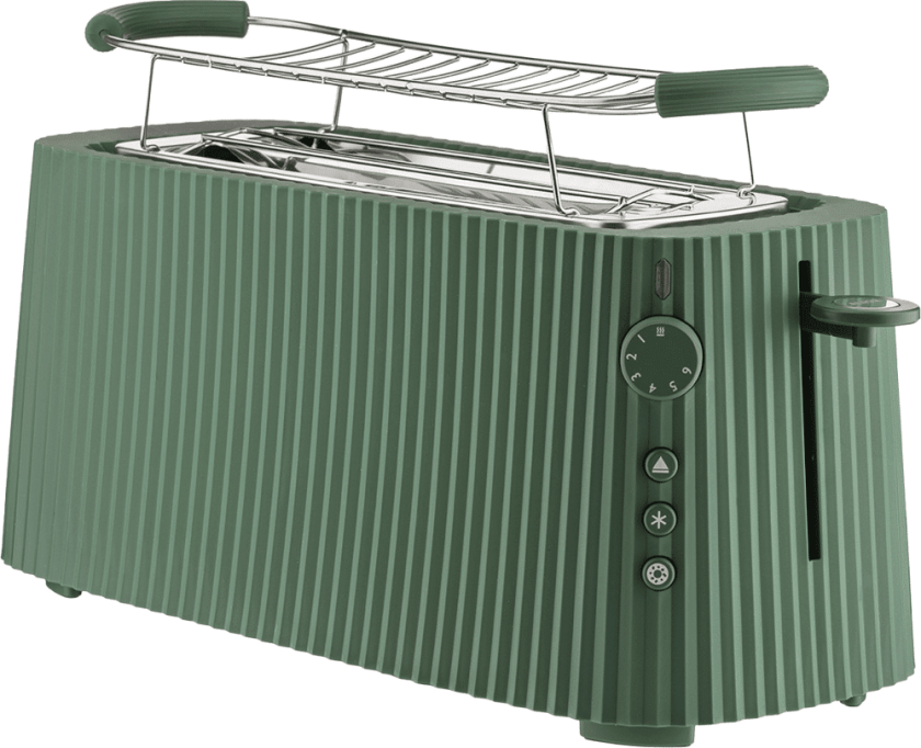 Plissé brødrister dobbel Grønn
