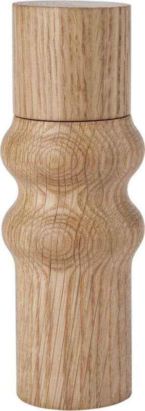 Edgar salt- og pepperkvern 20 cm Oljet eik-Natural