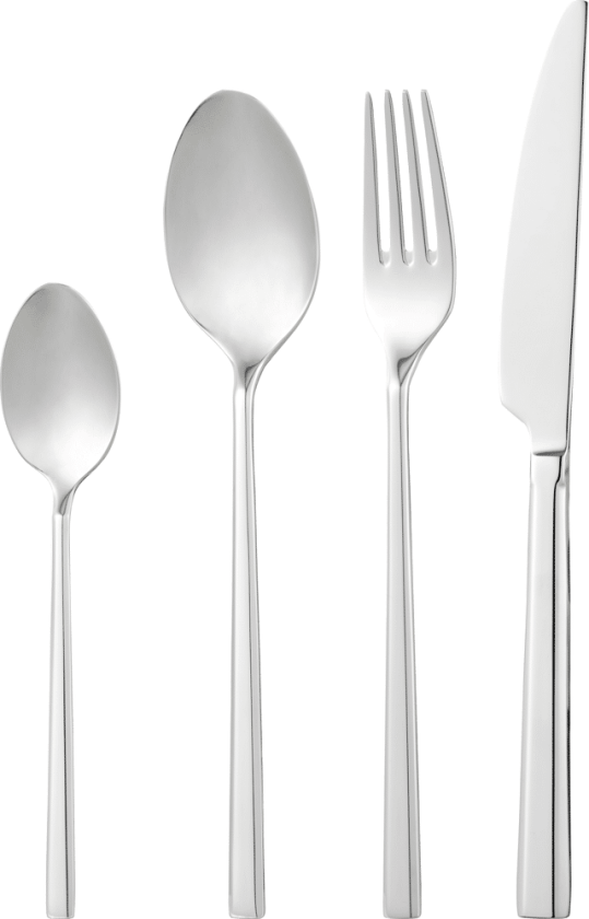 Clara bestikksett rustfritt stål 24 deler