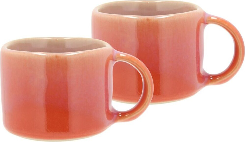 Styles espressokopp 8 cl 2-pk Lilla-oransje