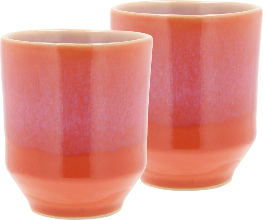Styles kopp 18 cl 2-pk Lilla-oransje