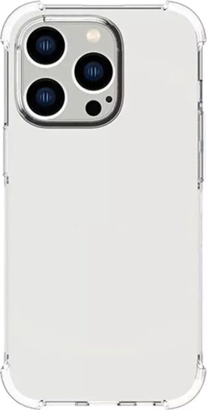 iPhone 14 Pro Max Shockproof Plastdeksel - Gjennomsiktig