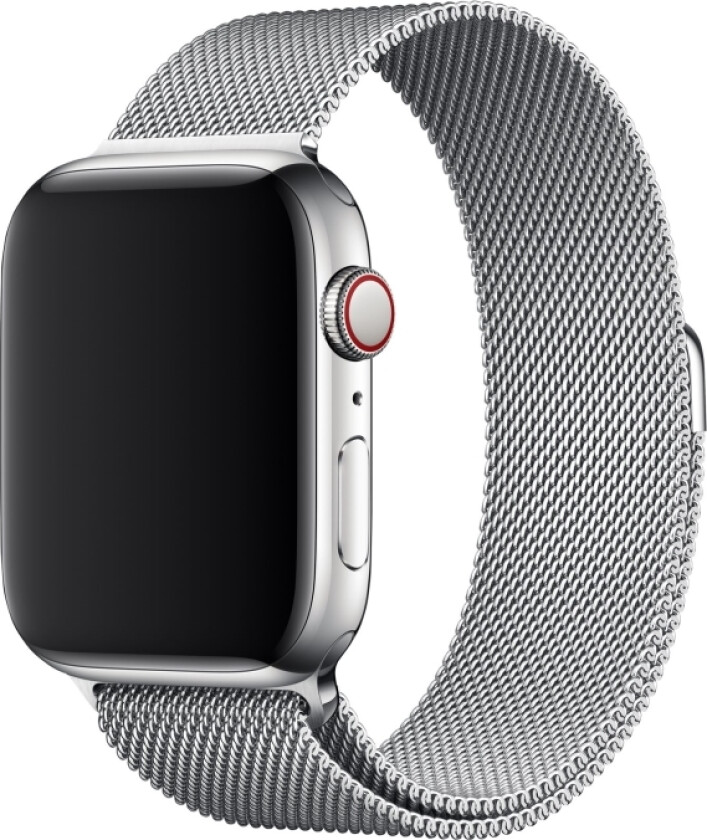 44Mm Milanese Loop - Klokkestropp For Smart Armbåndsur - 150 - 200 Mm - Sølv - For Watch (42 Mm, 44 Mm, 45 Mm, 49 Mm)
