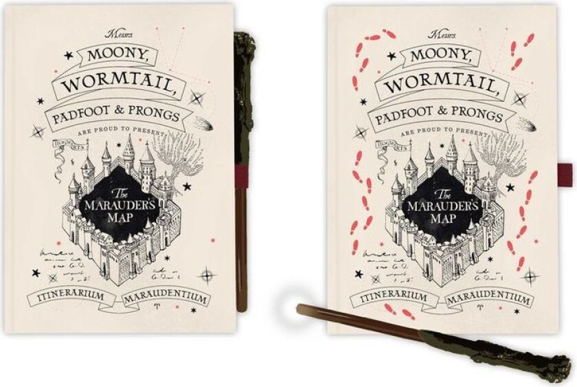 Marauders Map Notatbok | Supernerds.no - Norsk Nettbutikk