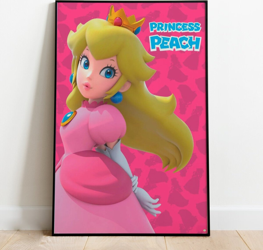 Plakat Princess Peach - 91,5 x 61 cm | Supernerds.no - Norsk Nettbutikk