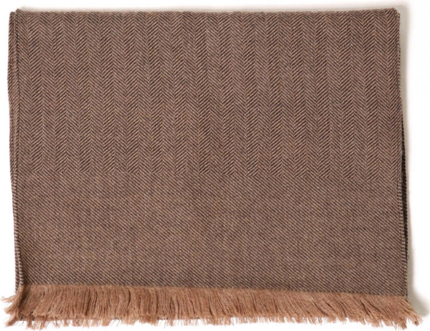 Bilde av HERRINGBONE SCARF Brun