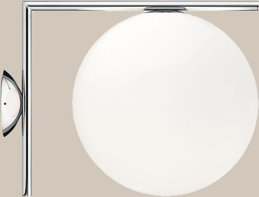 IC C/W2 taklampe/vegglampe Ø30 - krom