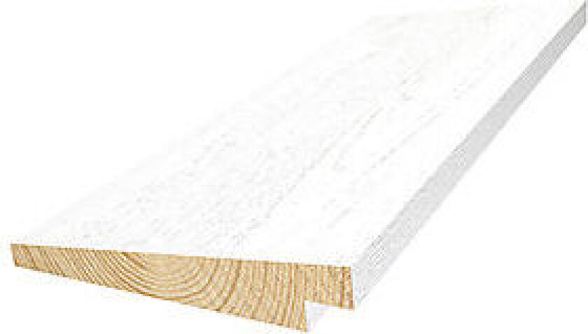 Gran 19x148 skråsk kled pro heftig grunnet og malt ett strøk