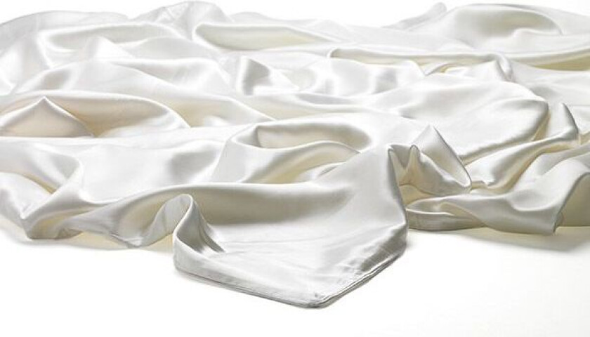 Dobbel silkelaken (champagne) - 230x250cm