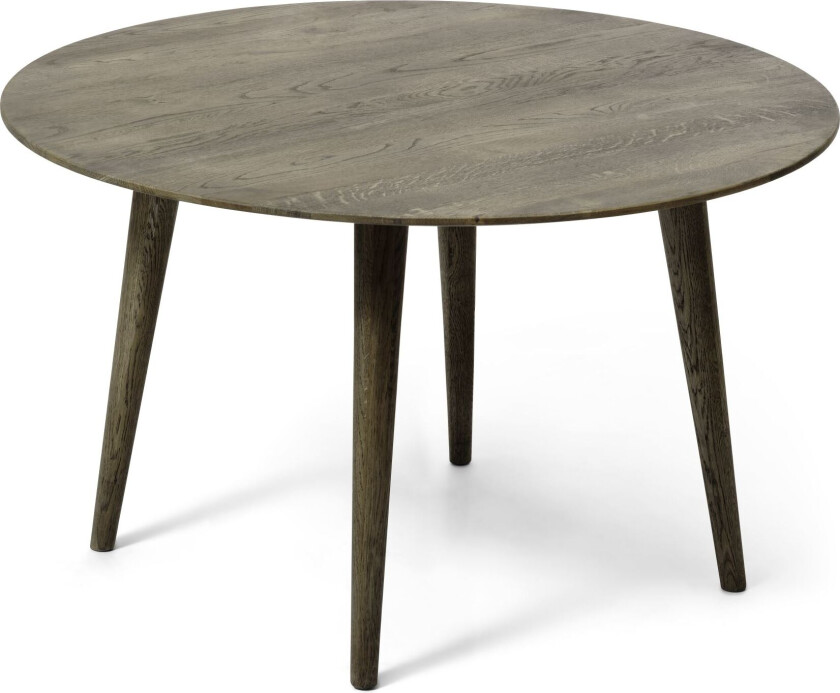 Java salongbord, rundt - røkt eik (Ø85)
