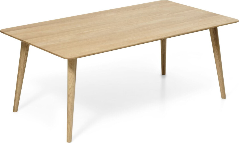 Fiji salongbord XL, rektangulært - naturlig eik (130x70)