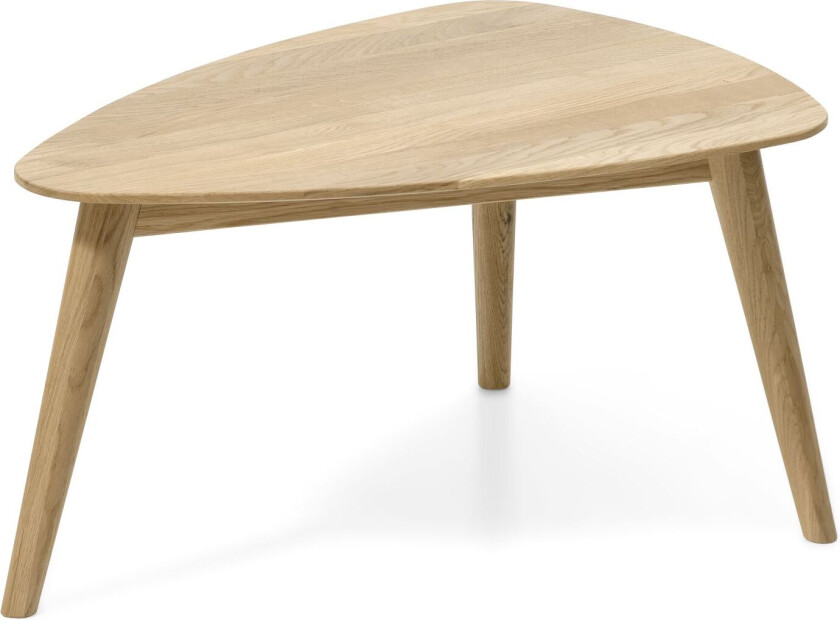 Bali salongbord S, trekantet - naturlig eik (70x50)