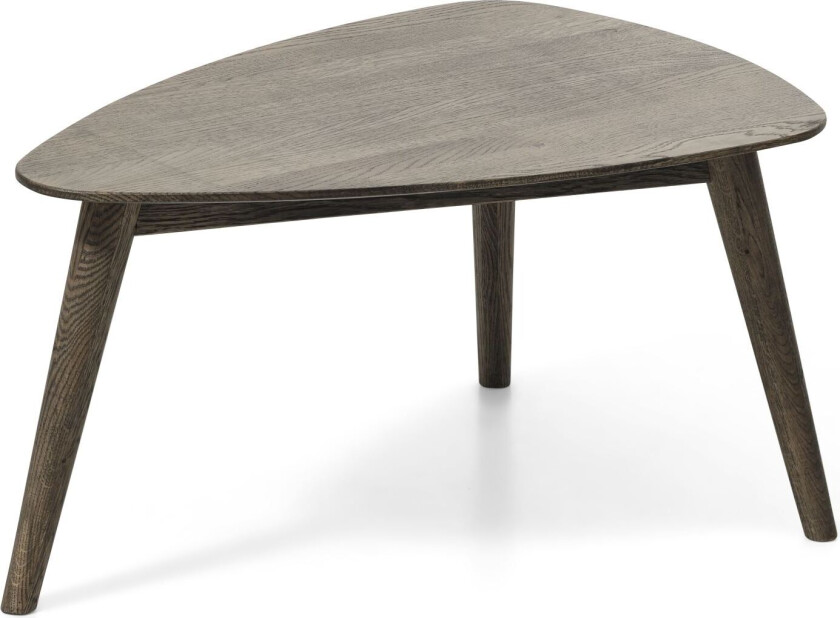 Bali salongbord S, trekantet - røkt eik (70x50)