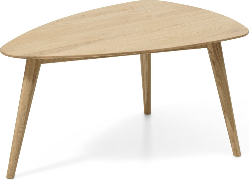 Bali salongbord M, trekantet - naturlig eik (90x60)