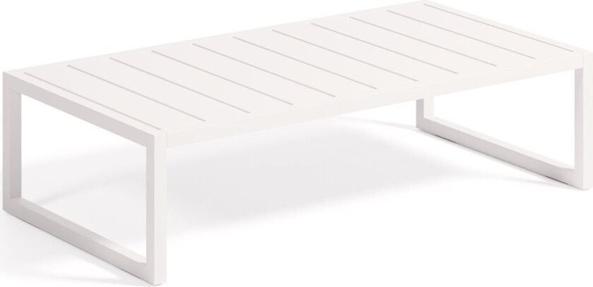 LAFORMA Comova hagebord, rektangulært - hvit aluminium (60x114)