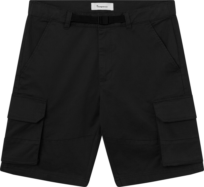 Men's Cargo Stretched Twill Shorts 29, Black Jet