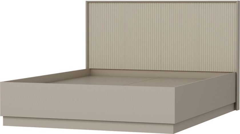 FUNZI LIVING sengeramme, med sengegavl og sengebunn - steinmelamin (160x200)
