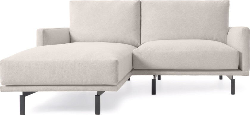 LAFORMA Galene sofa, med venstre sjeselong - beige resirkulerte fibre og jern